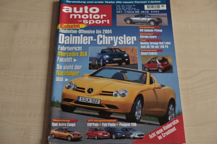 Deckblatt Auto Motor und Sport (04/2000)